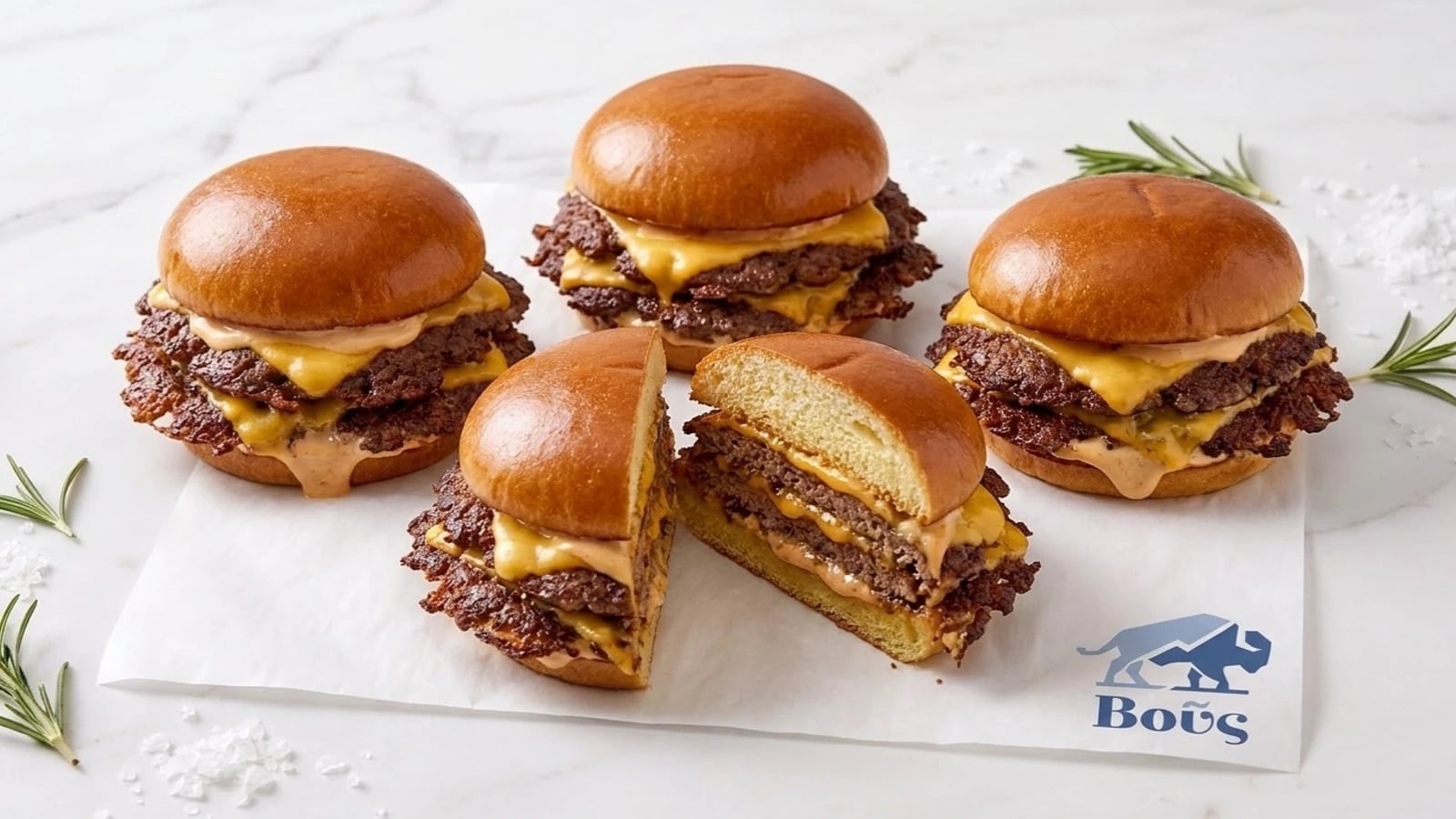 "4 Premium Smash Burgers" Special Offer Package